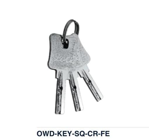 OWD-KEY-SQ-CR-FE colour swatch — Cylinders & Keys