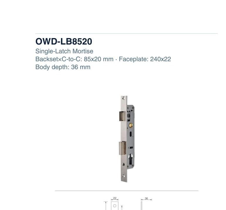 OWD-LB8520 colour swatch — Lock Bodies