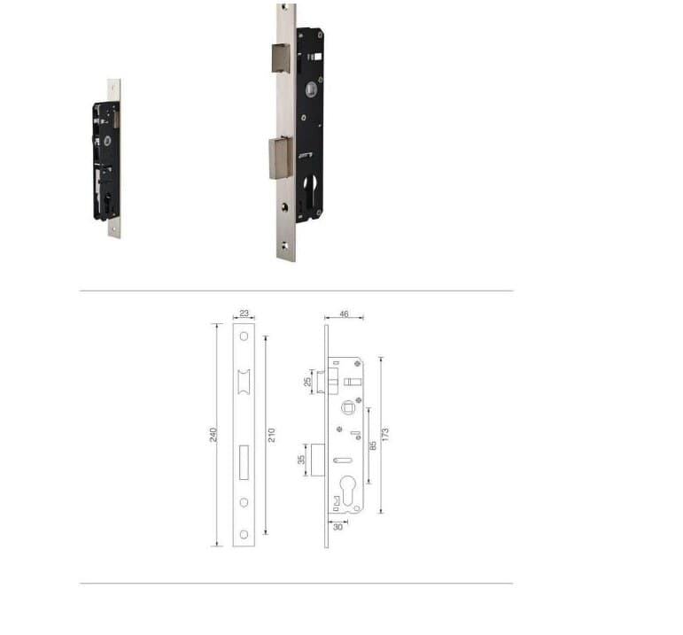 OWD-LB8535B colour swatch — Lock Bodies