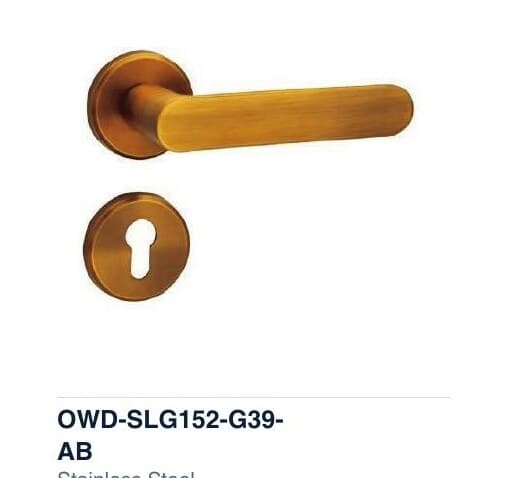 OWD-SLG152-G39-AB colour swatch — Split Handle Locks