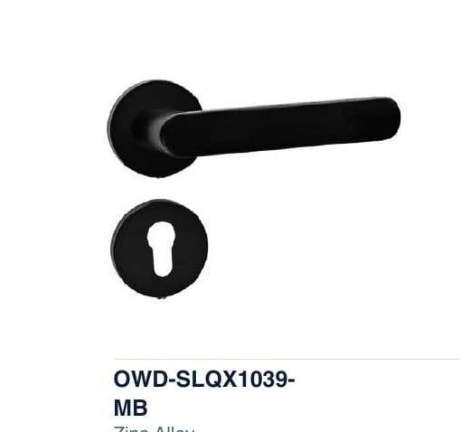 OWD-SLQX1039-MB colour swatch — Split Handle Locks
