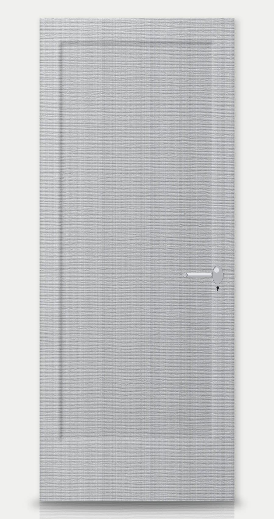 Snow White applied on a WPC door — real-door preview
