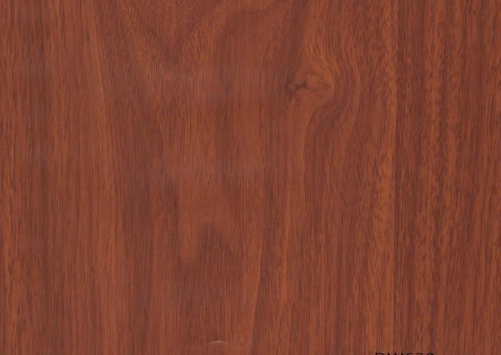 Bronze Walnut PVC film surface — wood-grain close-up swatch