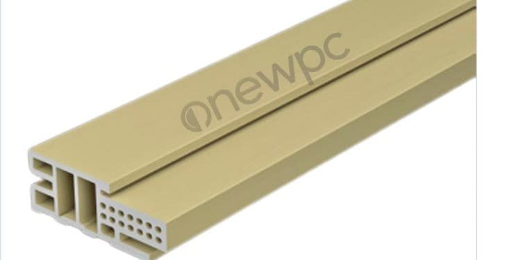 OWH100/42E-45 extruded WPC profile photo - real-product reference shot