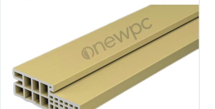 OWH120/46E-50 extruded WPC profile photo - real-product reference shot