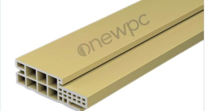 OWH140/46E-50 extruded WPC profile photo - real-product reference shot