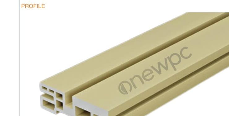 OWM95/30 extruded WPC profile photo - real-product reference shot