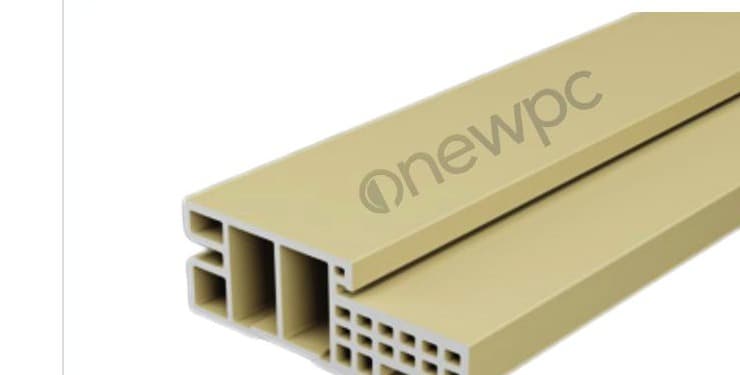OWN120/46E-50 extruded WPC profile photo - real-product reference shot