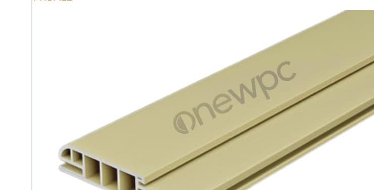 OWS150/30B-45 extruded WPC profile photo - real-product reference shot