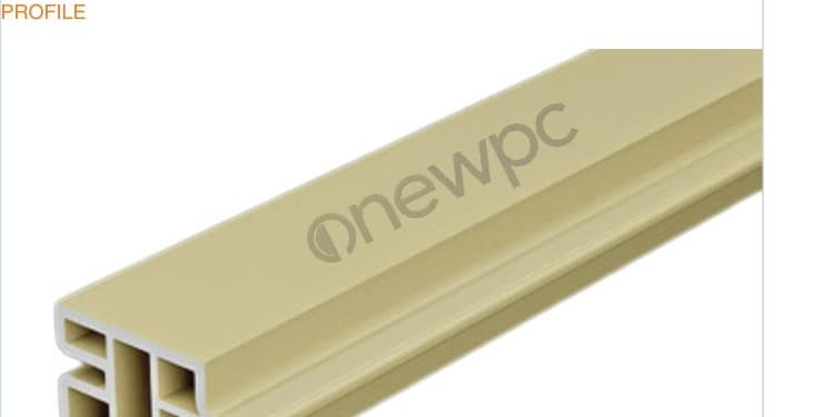 OWS60/46E extruded WPC profile photo - real-product reference shot