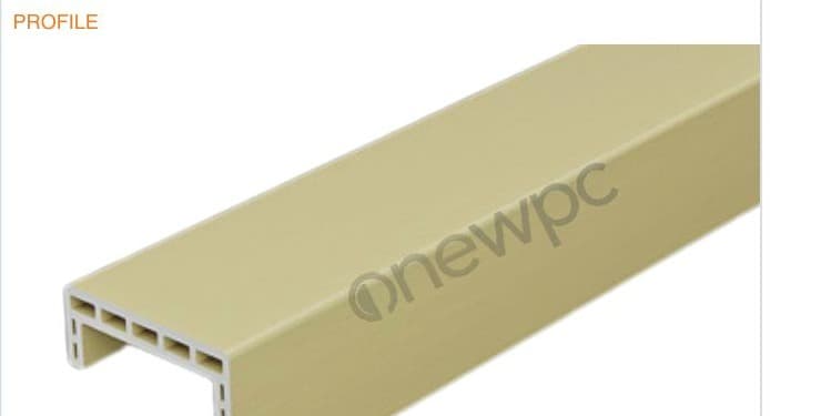 OWY50/20-38U extruded WPC profile photo - real-product reference shot